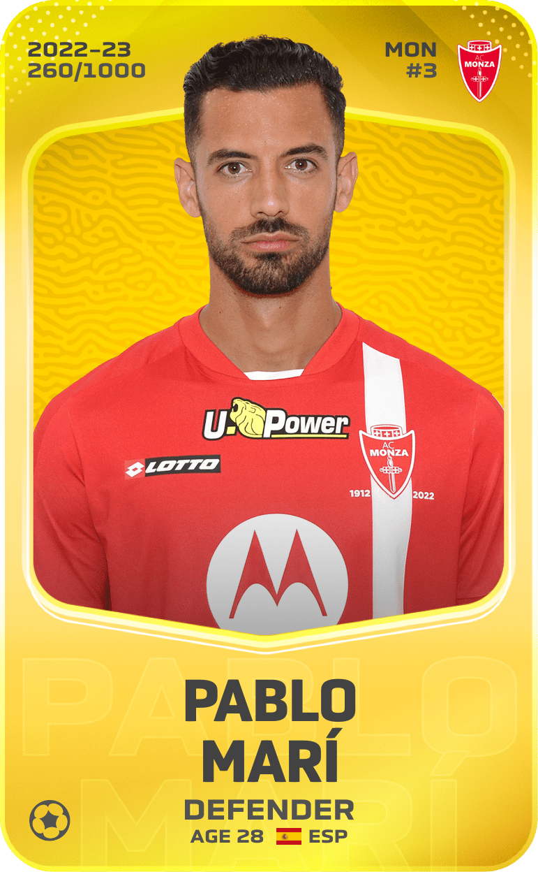 Pablo Marí 2022-23 • Limited 260/1000