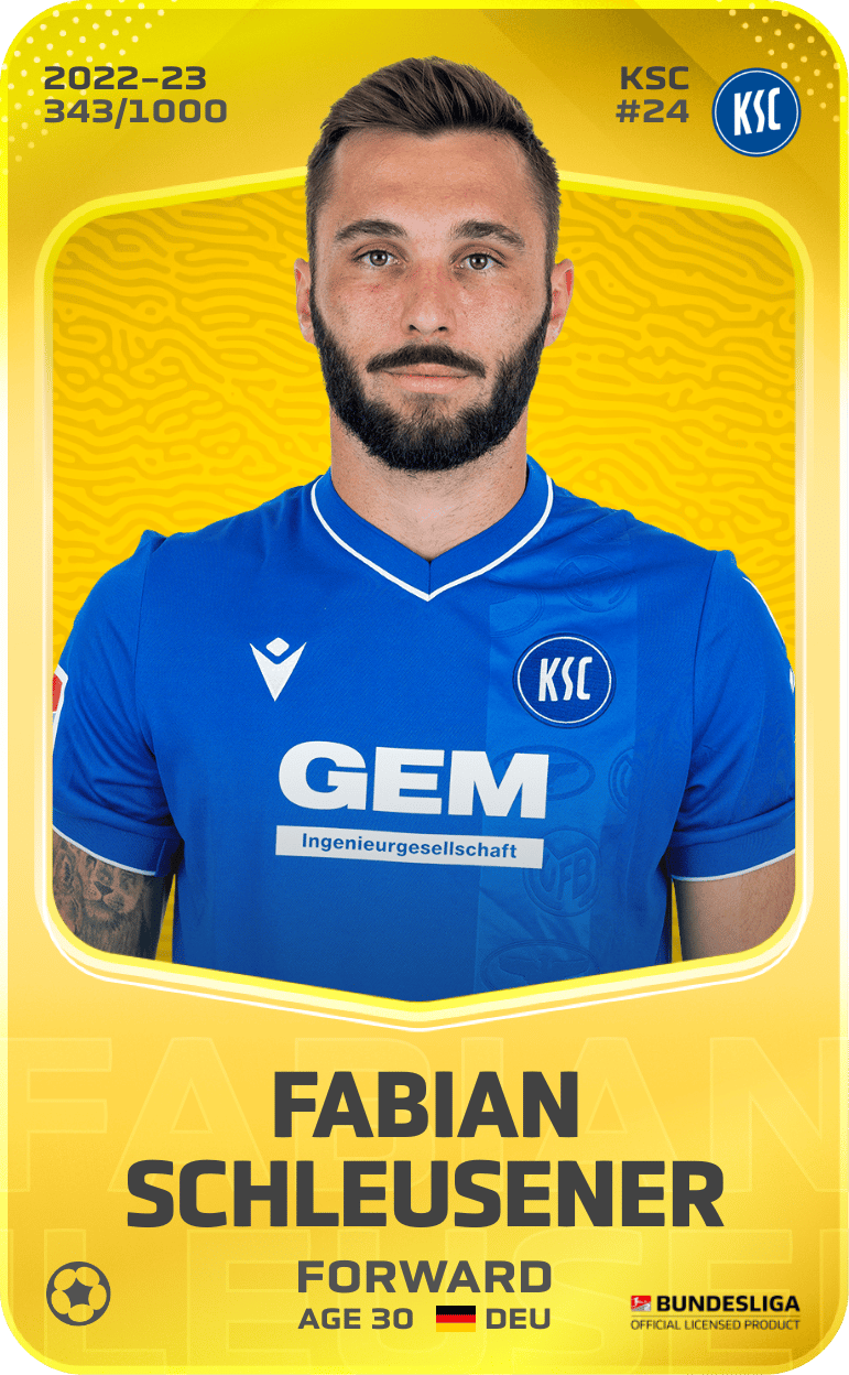 Fabian Schleusener 2022-23 • Limited 343/1000
