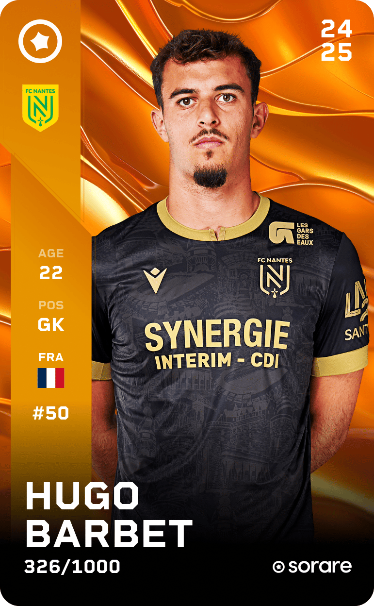Hugo Barbet 2024-25 • Limited 326/1000