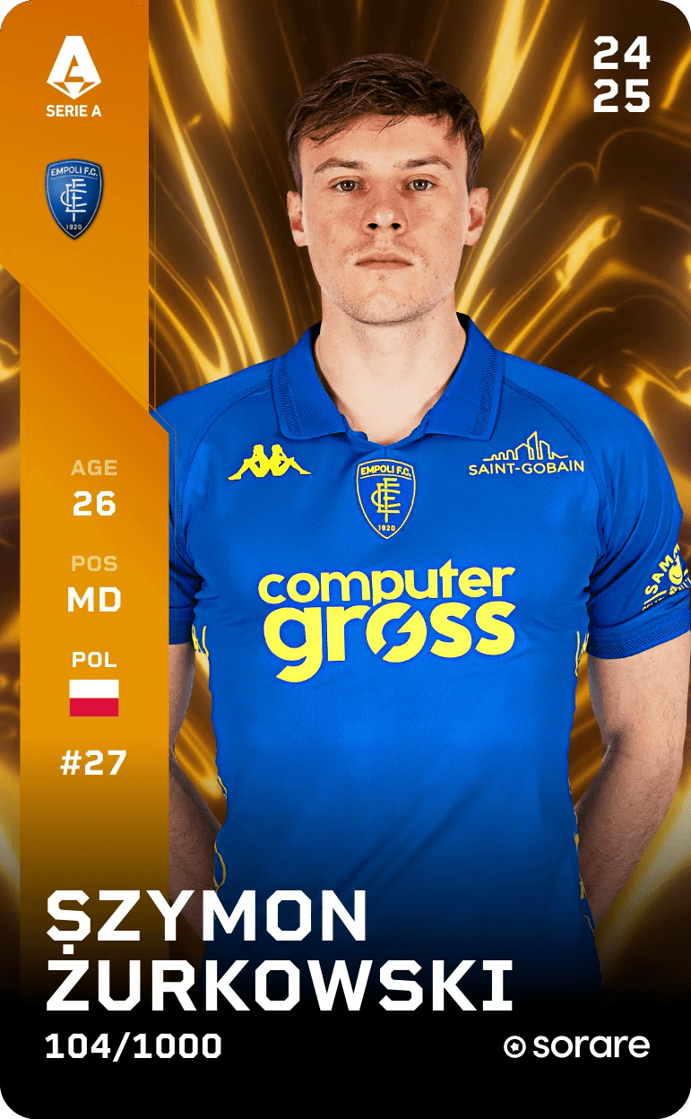 Szymon Żurkowski 2024-25 • Limited 104/1000