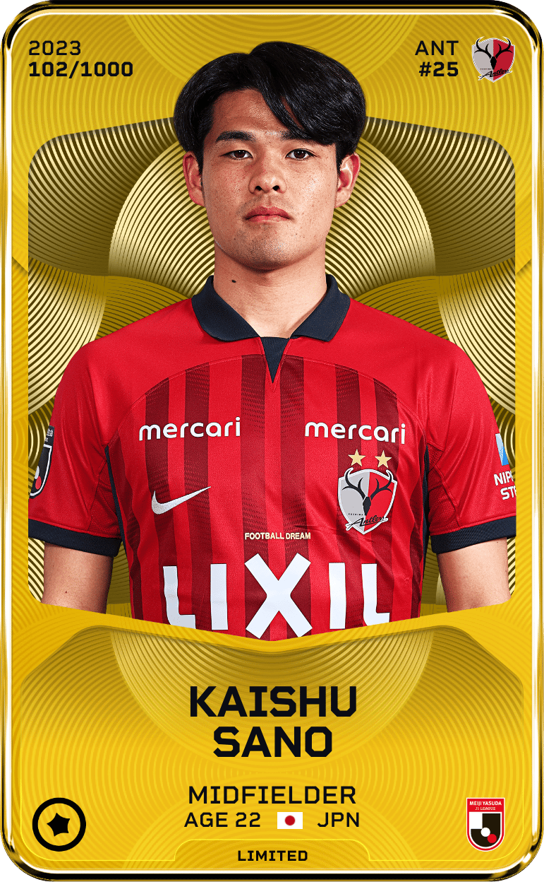 Kaishu Sano 2023-24 • Limited 102/1000