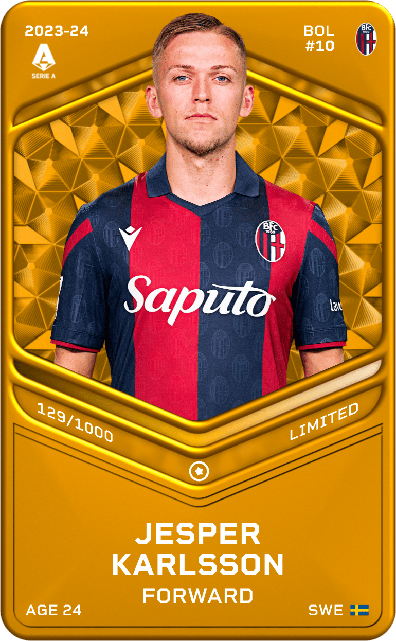 Jesper Karlsson 2023-24 • Limited 129/1000