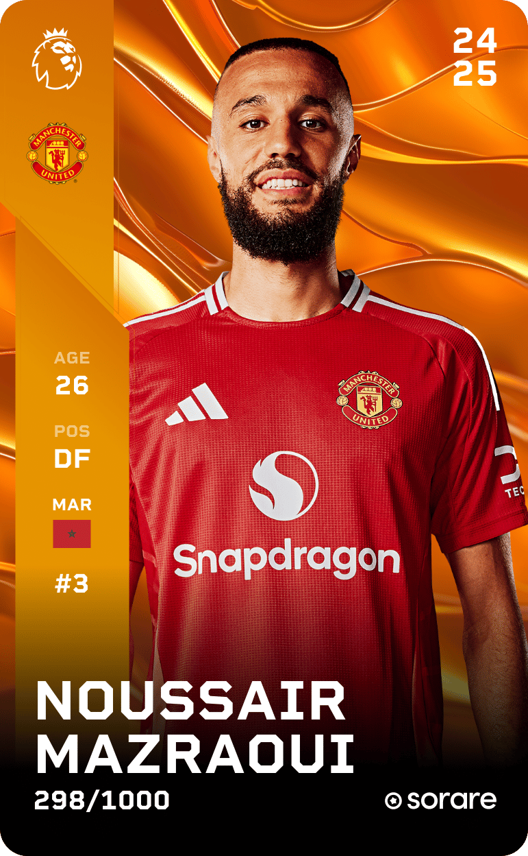 Noussair Mazraoui 2024-25 • Limited 298/1000