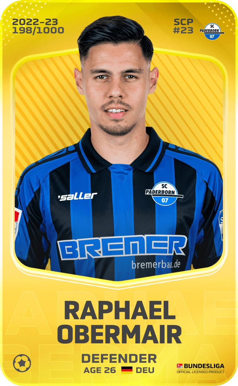 Raphael Obermair 2022-23 • Limited 198/1000
