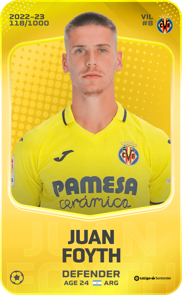 Juan Foyth 2022-23 • Limited 118/1000