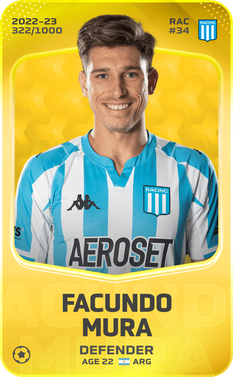 Facundo Mura 2022-23 • Limited 322/1000
