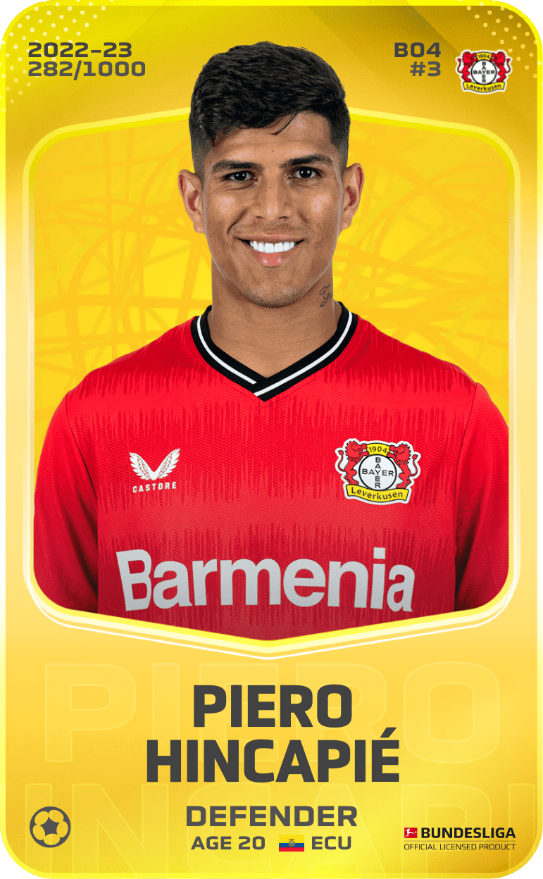 Piero Hincapié 2022-23 • Limited 282/1000