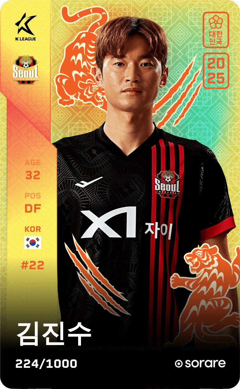 Kim Jin-Su 2025-26 • Limited 224/1000