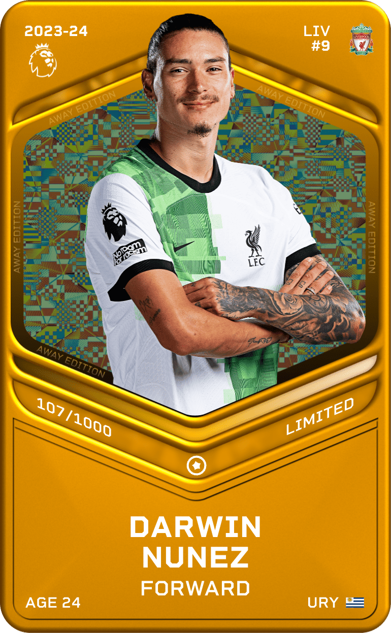 Darwin Nunez 2023-24 • Limited 107/1000