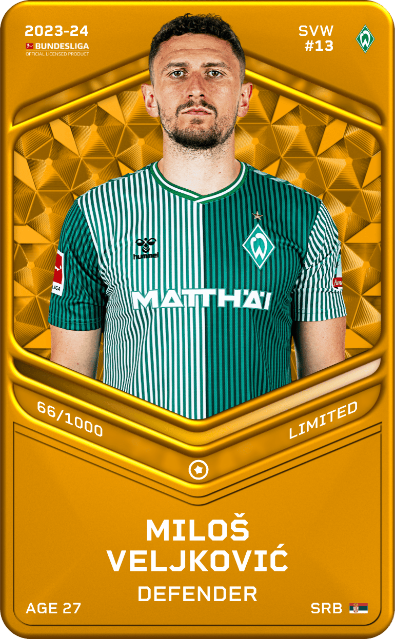 Miloš Veljković 2023-24 • Limited 66/1000