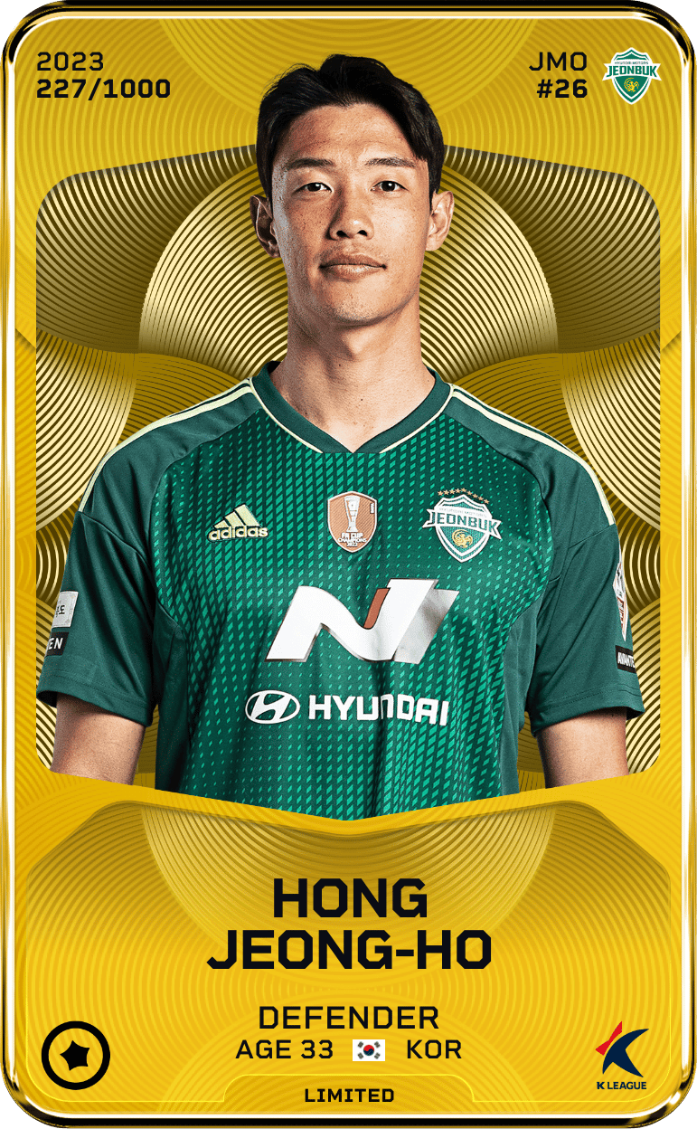 Hong Jeong-Ho 2023-24 • Limited 227/1000