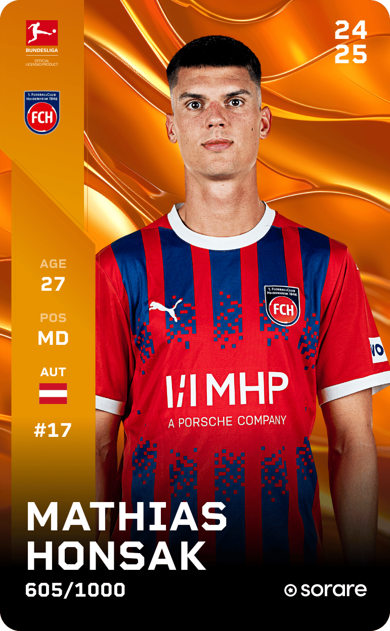 Mathias Honsak 2024-25 • Limited 605/1000