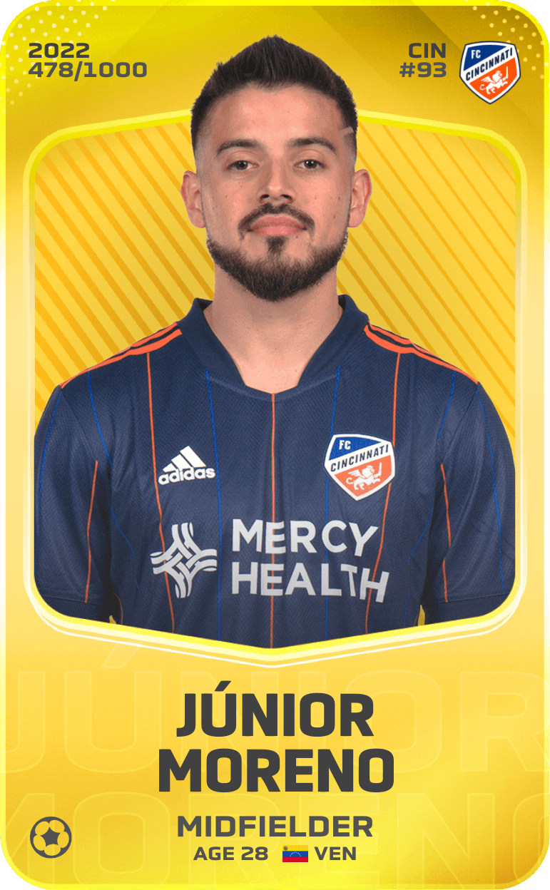 Júnior Moreno 2022-23 • Limited 478/1000