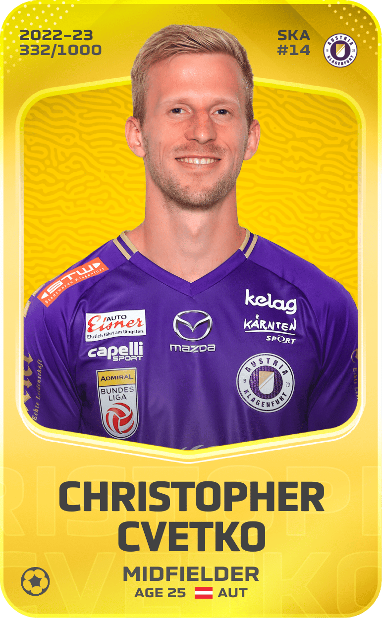 Christopher Cvetko 2022-23 • Limited 332/1000