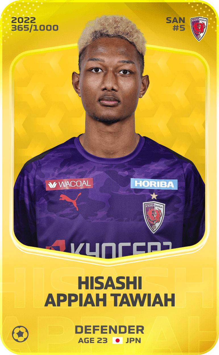 Hisashi Appiah Tawiah 2022-23 • Limited 365/1000