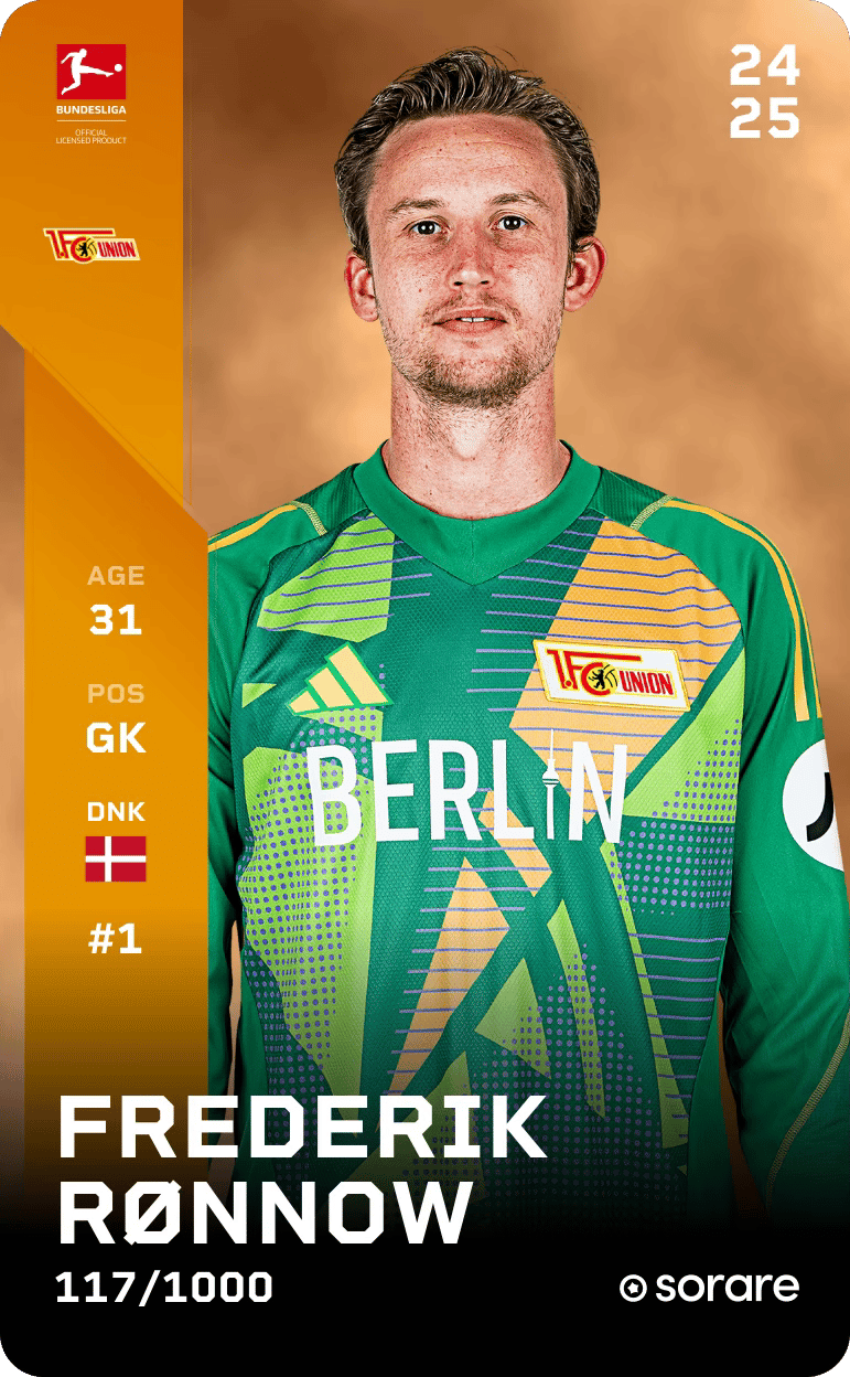 Frederik Rønnow 2024-25 • Limited 117/1000