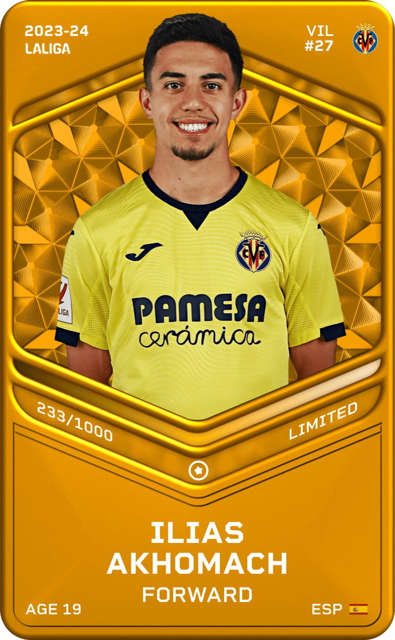 Ilias Akhomach 2023-24 • Limited 233/1000