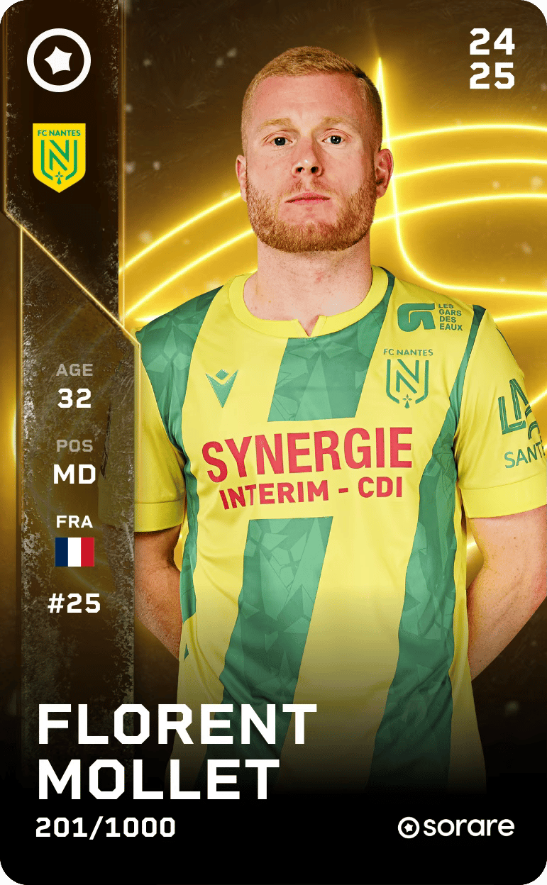 Florent Mollet 2024-25 • Limited 201/1000