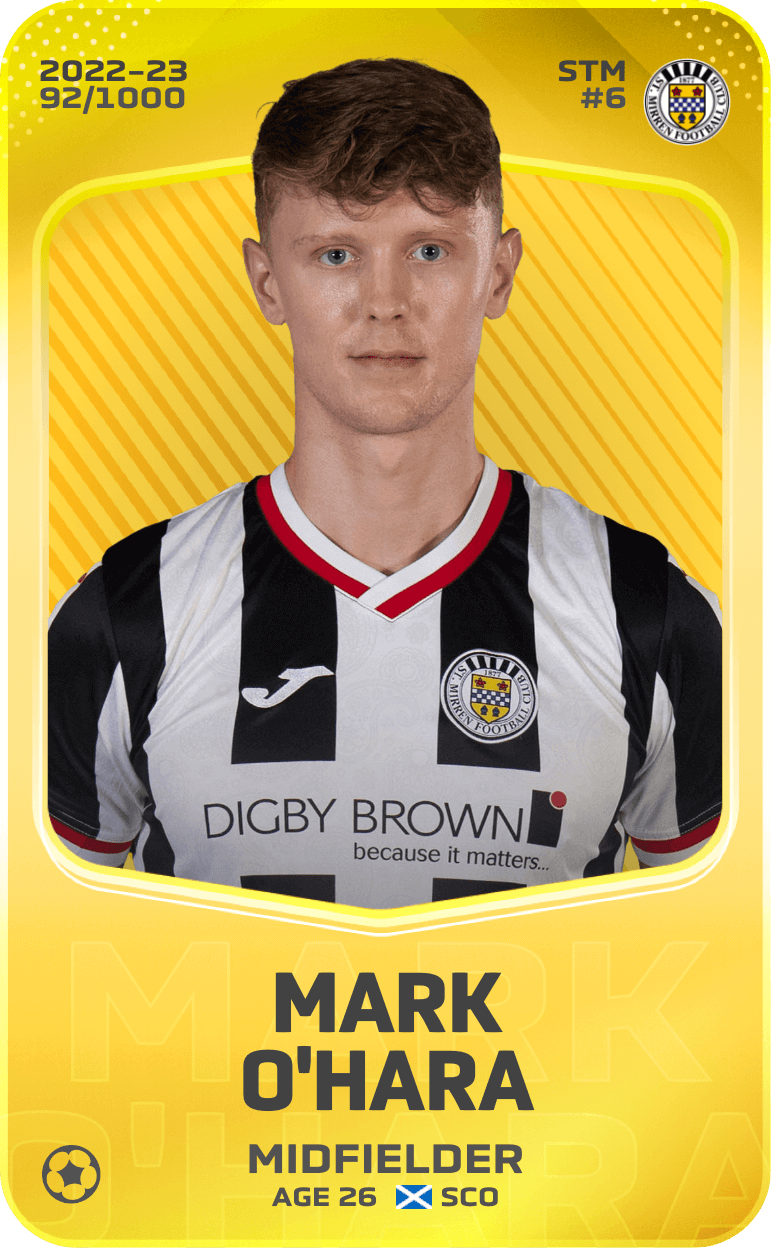Mark O'Hara 2022-23 • Limited 92/1000