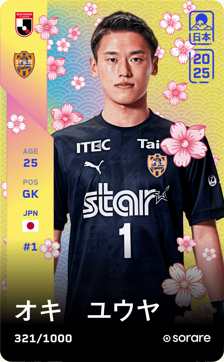 Yuya Oki 2025-26 • Limited 321/1000