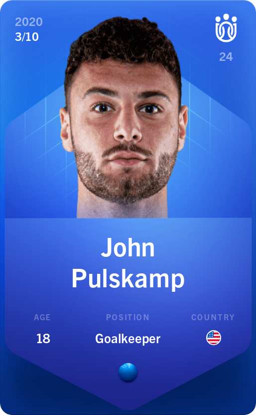 Sorare - Sorare Official - John Pulskamp 2020-21 • Super Rare 3/10 - NFT # 17441850605229739505653574980296642605207012747443530167437591139164863985200