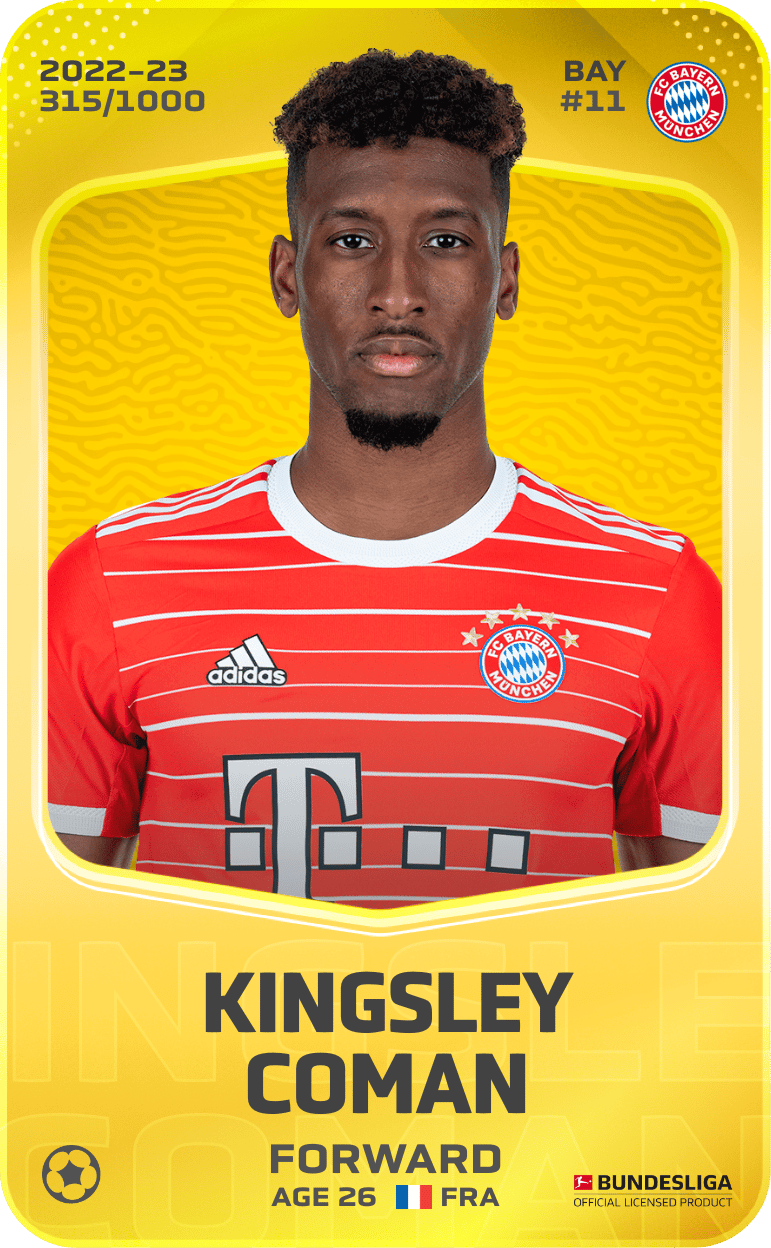 Kingsley Coman 2022-23 • Limited 315/1000
