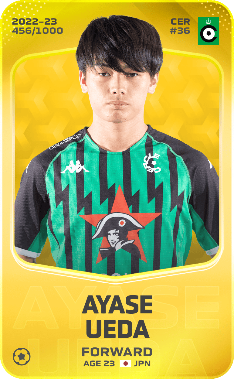 Ayase Ueda 2022-23 • Limited 456/1000