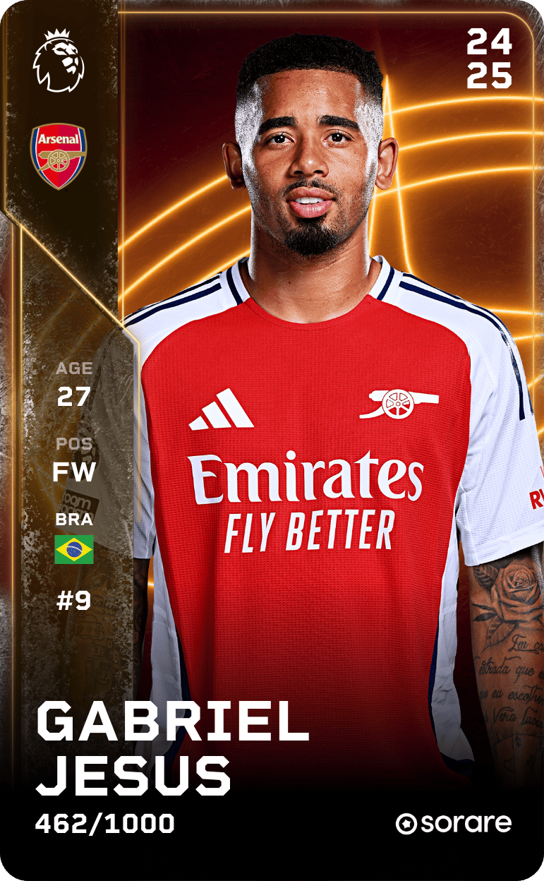 Gabriel Jesus 2024-25 • Limited 462/1000