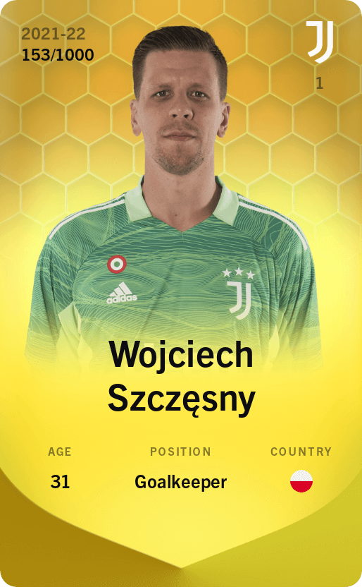 Wojciech Szczęsny 2021-22 • Limited 153/1000
