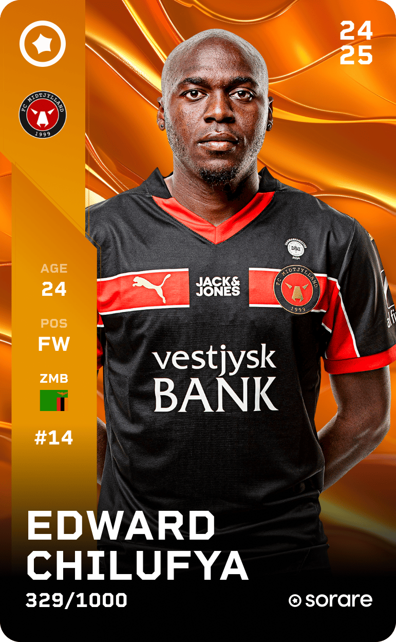 Edward Chilufya 2024-25 • Limited 329/1000