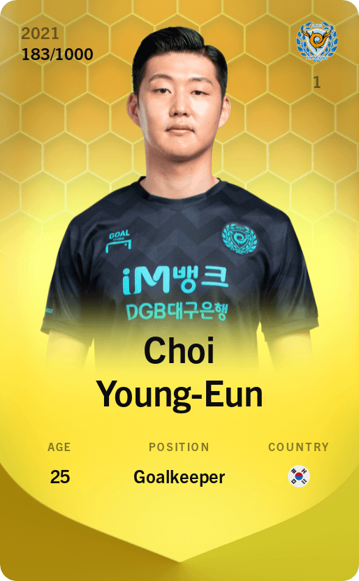Choi Young-Eun 2021-22 • Limited 183/1000
