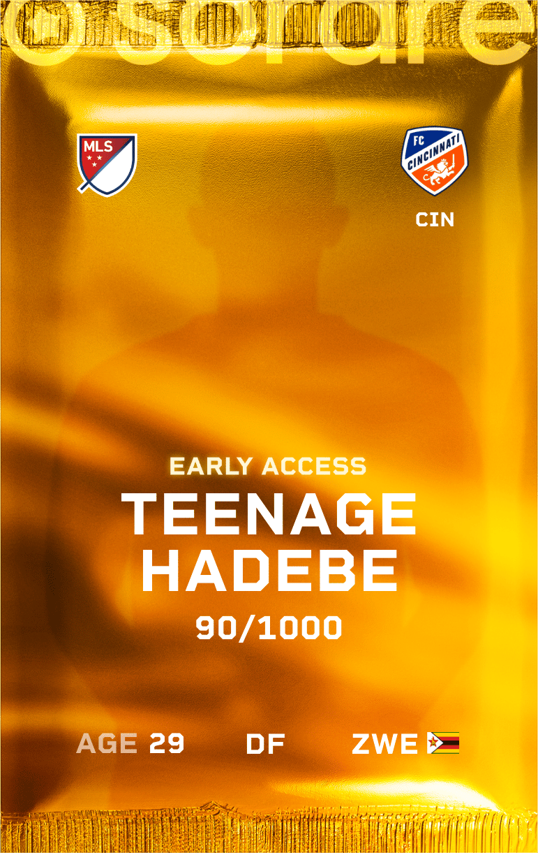 Teenage Hadebe 2025-26 • Limited 90/1000
