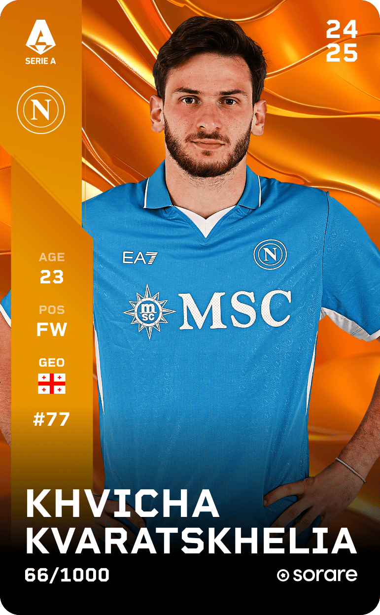Khvicha Kvaratskhelia 2024-25 • Limited 66/1000