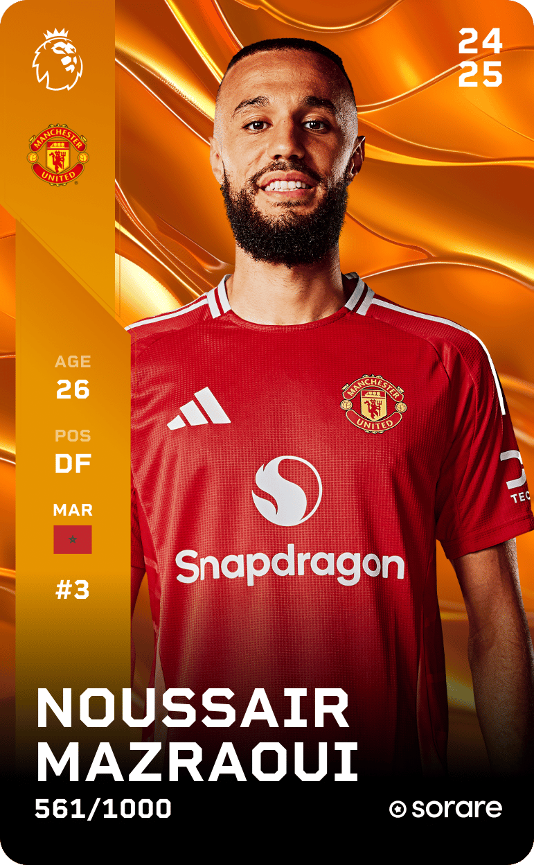 Noussair Mazraoui 2024-25 • Limited 561/1000