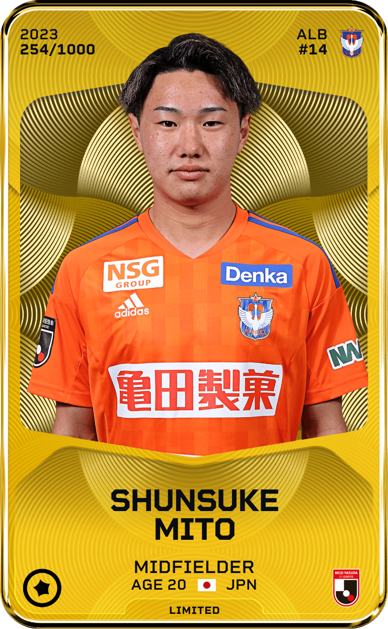 Shunsuke Mito 2023-24 • Limited 254/1000