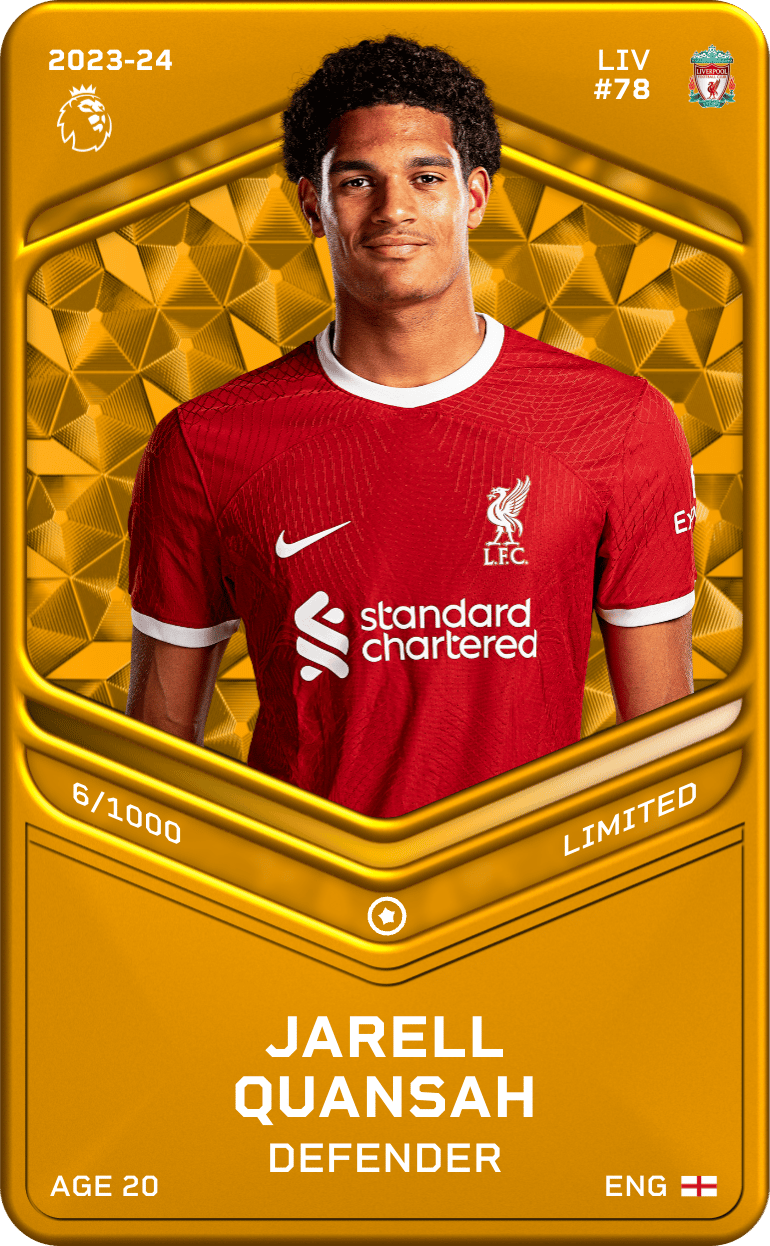 Jarell Quansah 2023-24 • Limited 6/1000