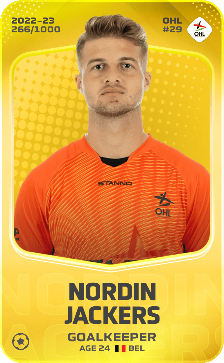 Nordin Jackers 2022-23 • Limited 266/1000