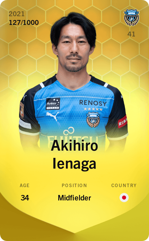 Akihiro Ienaga 2021-22 • Limited 127/1000