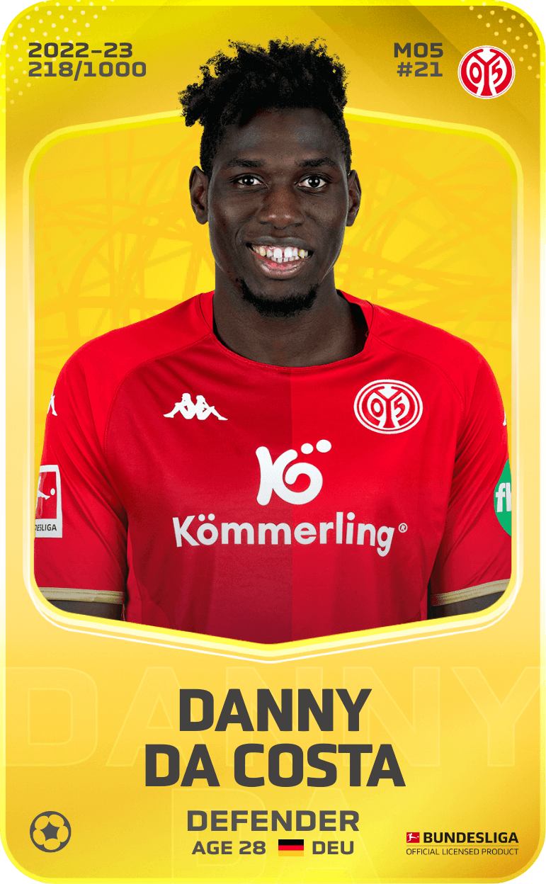 Danny da Costa 2022-23 • Limited 218/1000