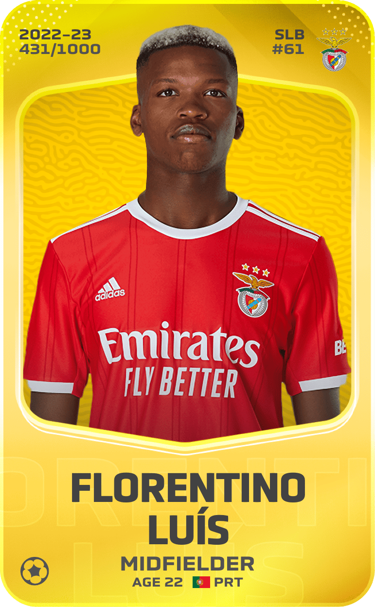 Florentino Luís 2022-23 • Limited 431/1000