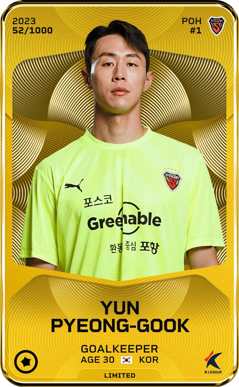 Yun Pyeong-Gook 2023-24 • Limited 52/1000