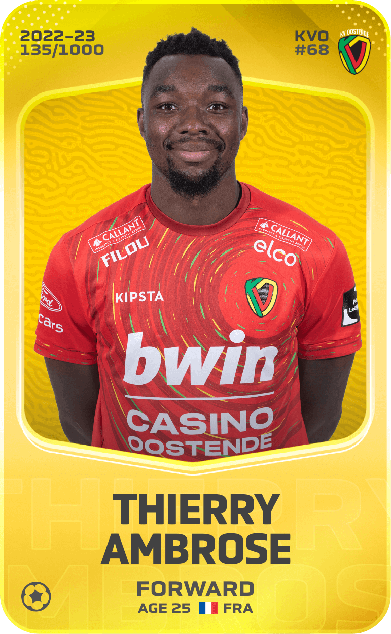 Thierry Ambrose 2022-23 • Limited 135/1000
