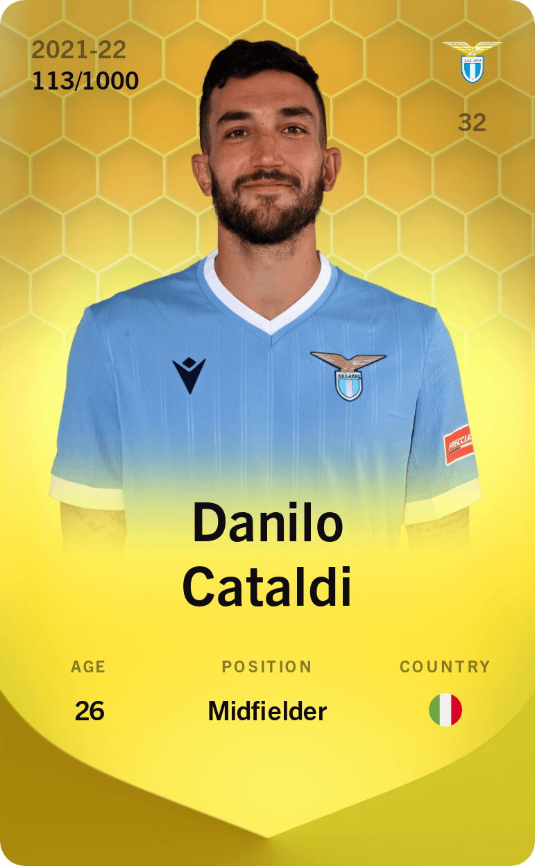Danilo Cataldi 2021-22 • Limited 113/1000