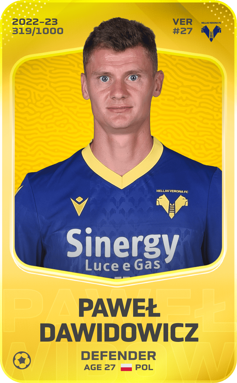 Paweł Dawidowicz 2022-23 • Limited 319/1000