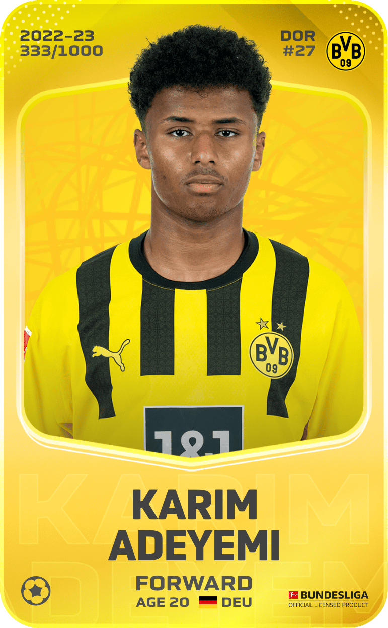 Karim Adeyemi 2022-23 • Limited 333/1000