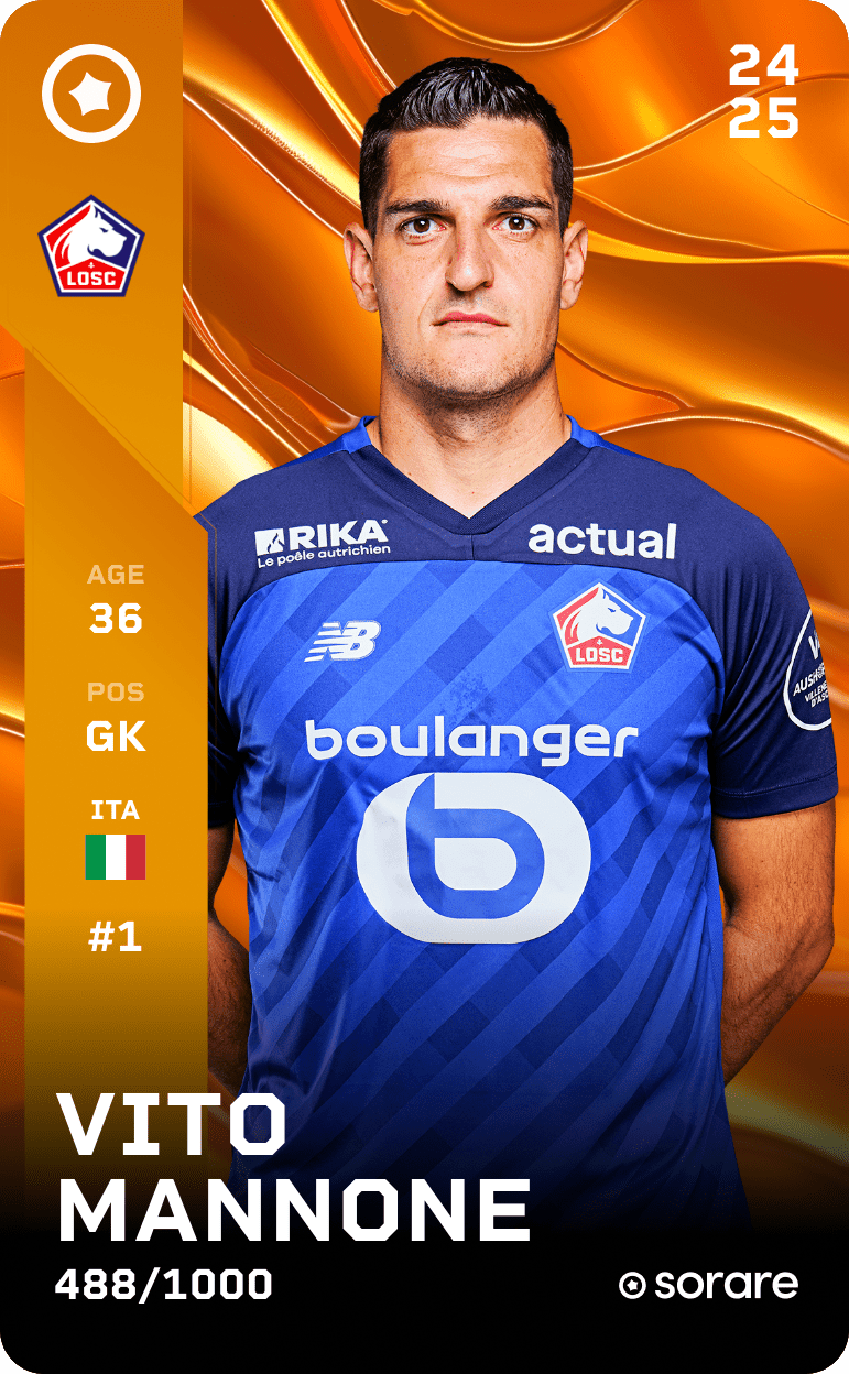 Vito Mannone 2024-25 • Limited 488/1000