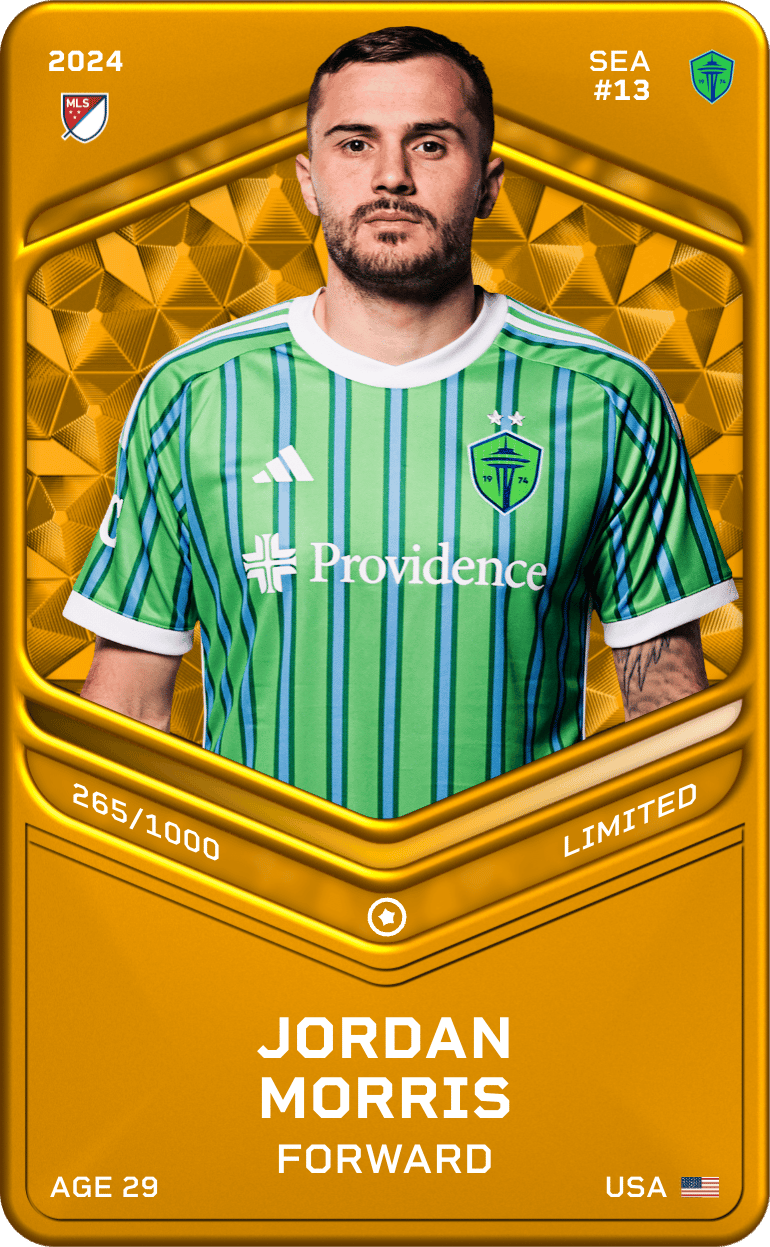 Jordan Morris 2024-25 • Limited 265/1000