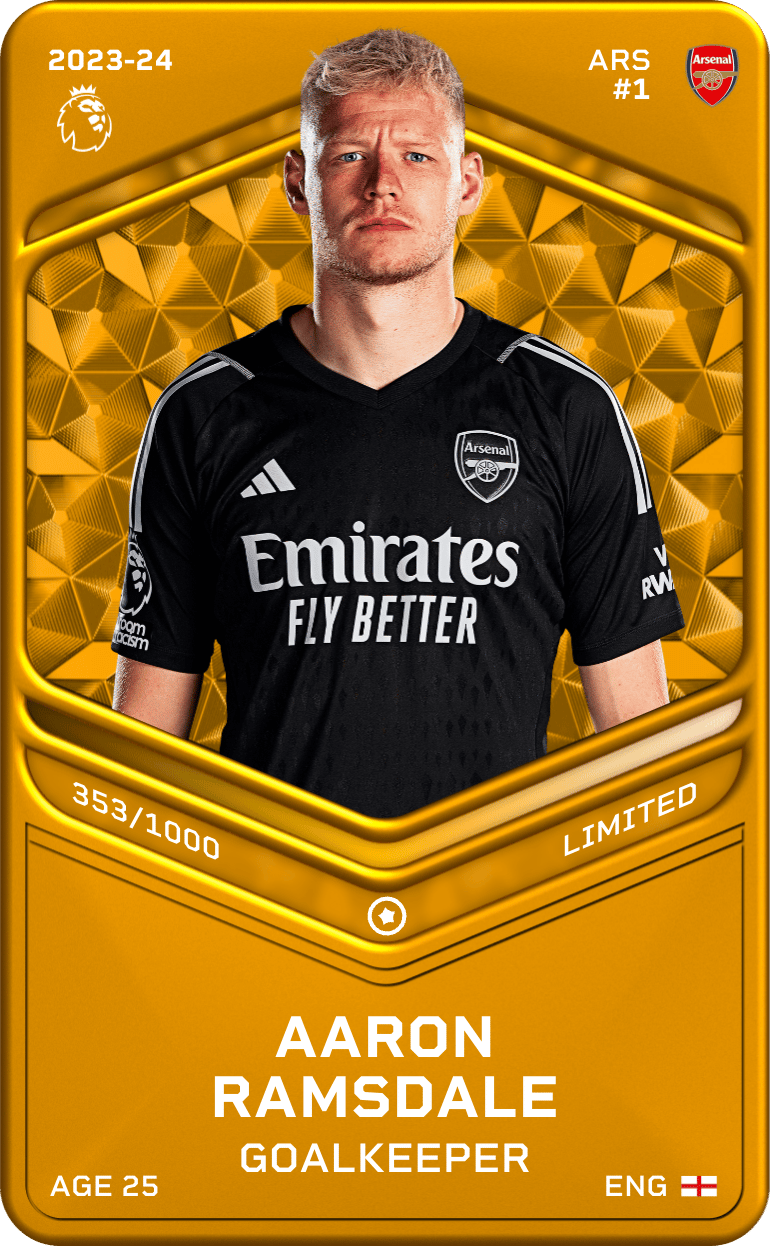 Aaron Ramsdale 2023-24 • Limited 353/1000