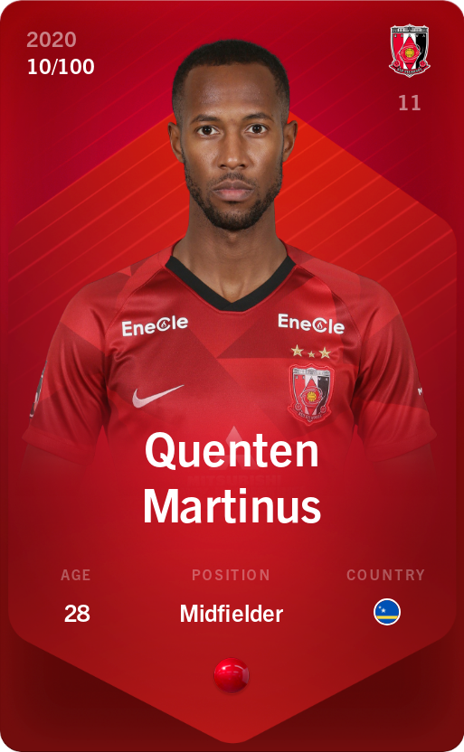 Sorare - Sorare Official - Quenten Martinus 2020-21 • Rare 10/100 - NFT # 54649102712468478810364107954411632956501764293642857425703803883314852502237