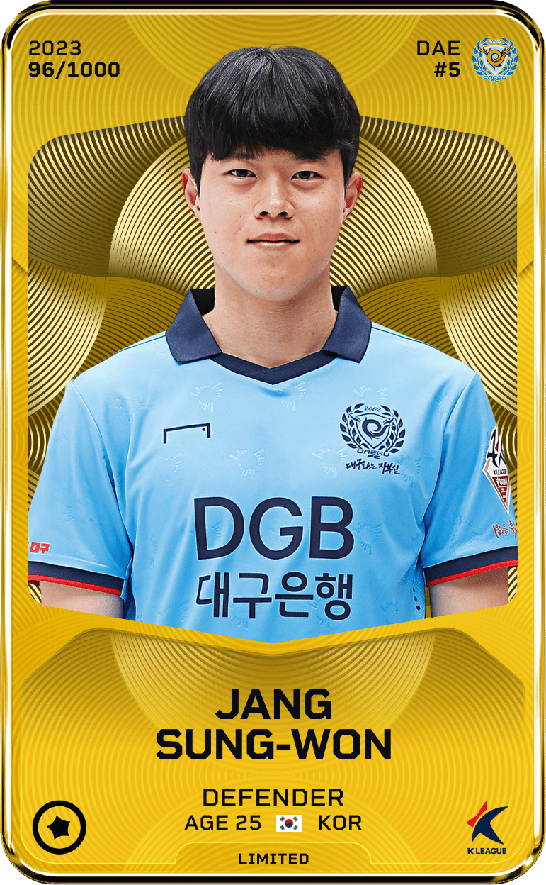 Jang Sung-Won 2023-24 • Limited 96/1000